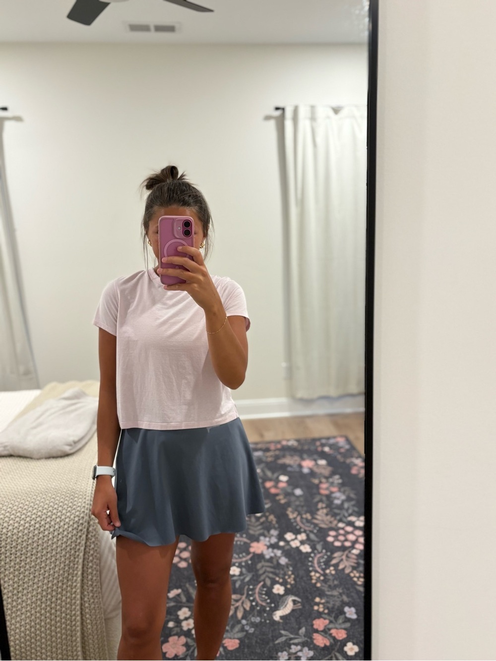 Athleta A-Line Tipped Skort Size Small